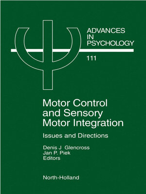 cover image of Motor Control and Sensory-Motor Integration